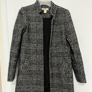 H&M Herringbone Wool Coat